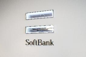 Softbank signage and logo